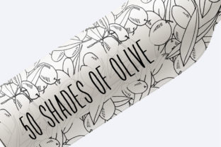 50 Shades of Olive Hand Drawn