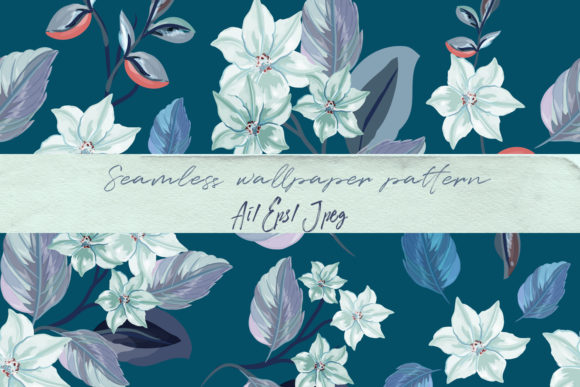 Beautiful Floral Vector Pattern