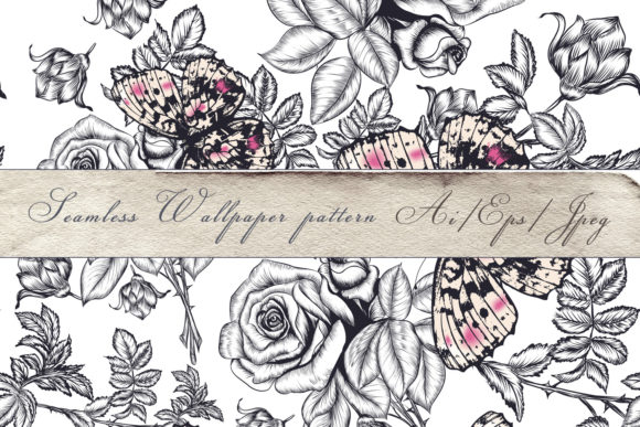 Fashion Vintage Beautiful Vector Pattern