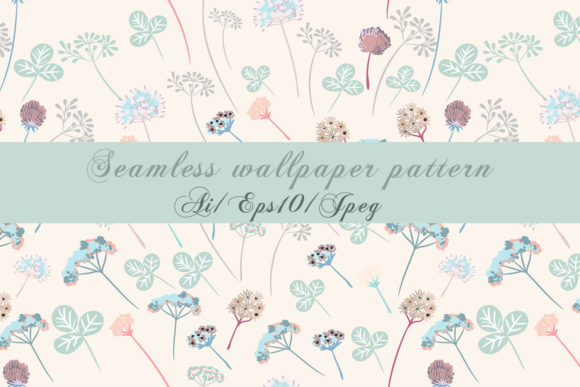 Floral Vector Pattern Rustic Flowers