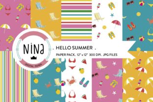 Summer Digital Paper Pack