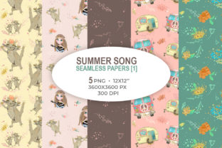 Summer Song Seamless Papers 1: Effortless, Hand-Painted Patterns for Real Creative Work