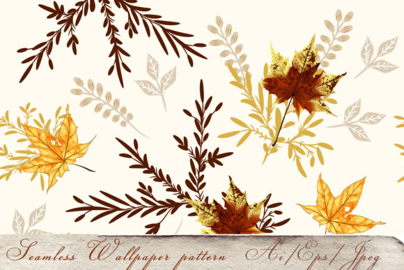 Vector Maple Leaves Autumn Pattern: Timeless Elegance, Infinite Versatility