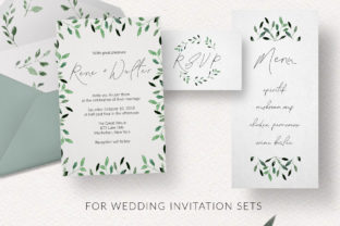 Watercolor Foliage Design Set: Versatile, Ready-to-Use Leafy Patterns for Creators